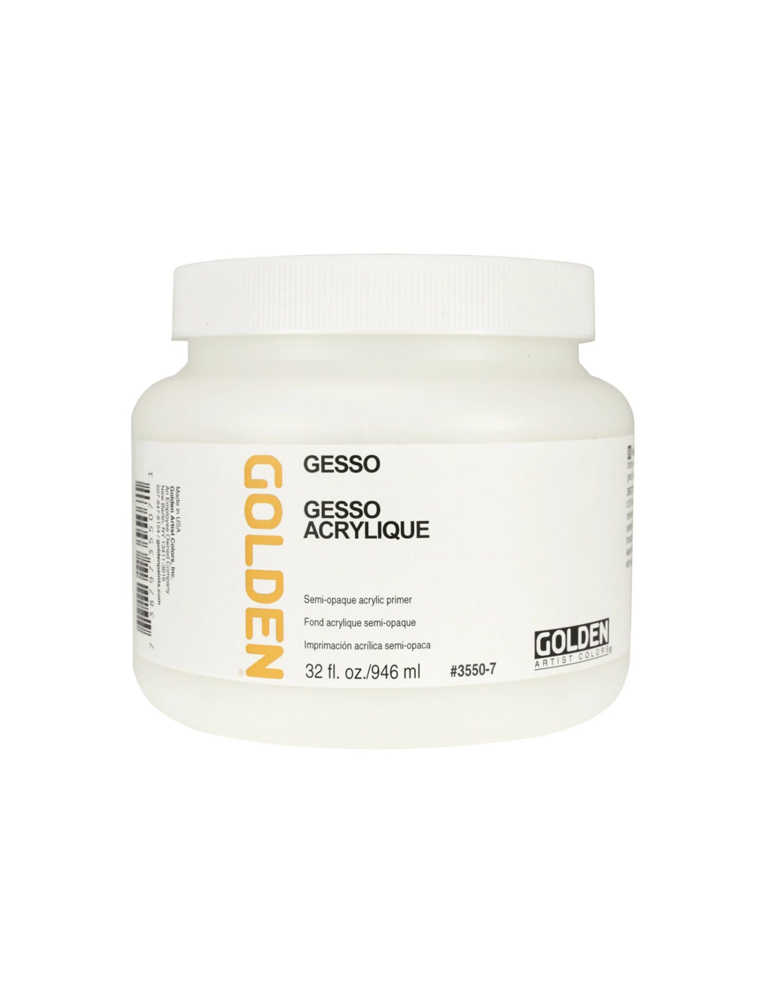 Golden Gesso, 32oz 3 Golden Gesso, 32oz