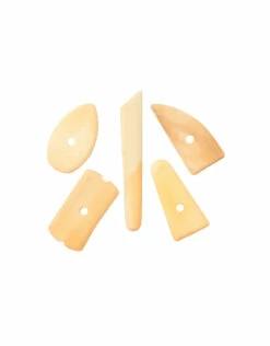 Jack Richeson Pottery Ribs, Set Of 5