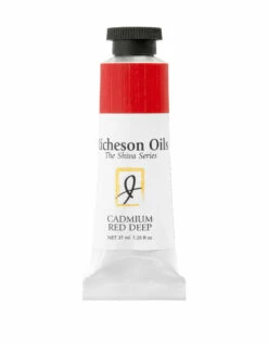 Jack Richeson Shiva Oil, Cadmium Red Deep 37ml