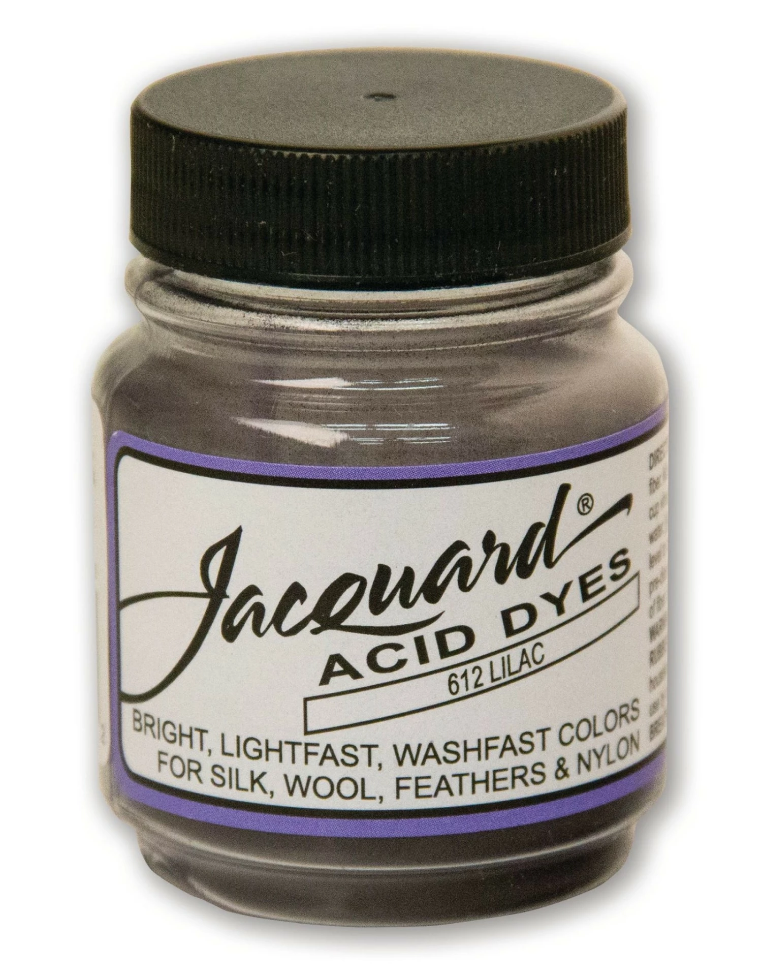 Jacquard Acid Dye, #612 Lilac ½oz 3 Jacquard Acid Dye, #612 Lilac ½oz