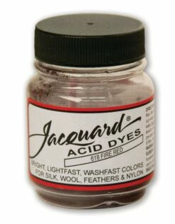 Jacquard Acid Dye, #618 Fire Red ½oz