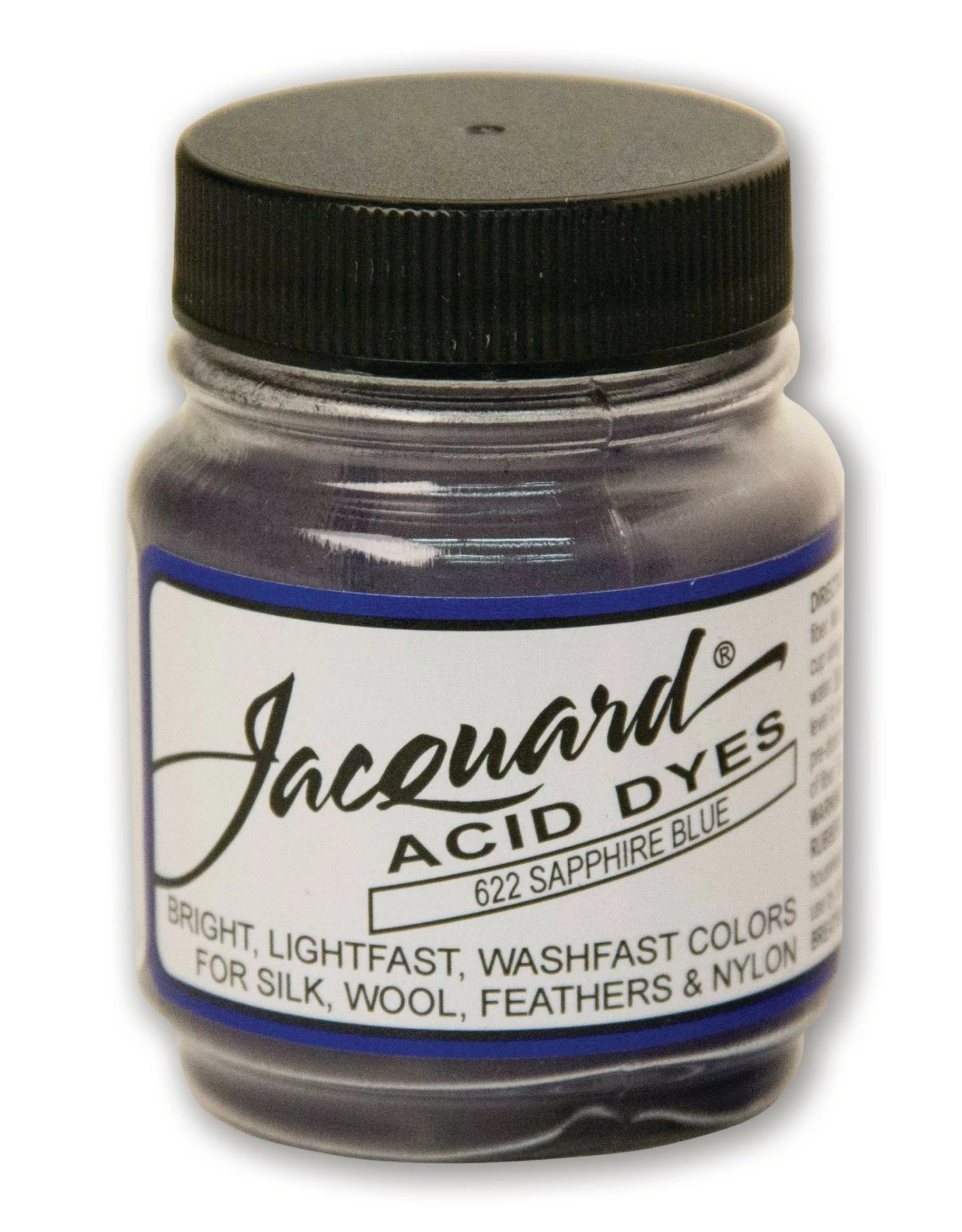Jacquard Acid Dye, #622 Sapphire Blue ½oz 3 Jacquard Acid Dye, #622 Sapphire Blue ½oz