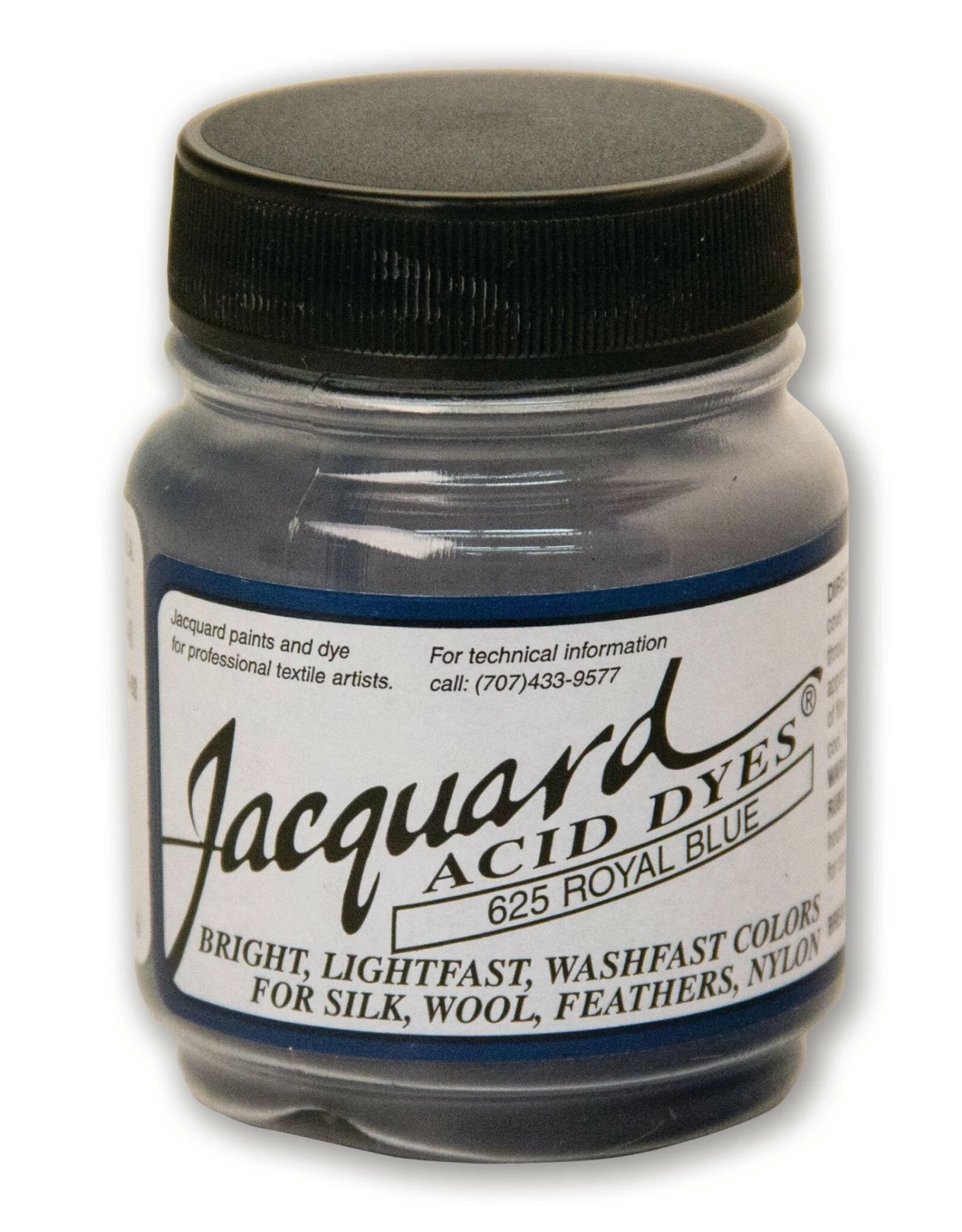 Jacquard Acid Dye, #625 Royal Blue ½oz 3 Jacquard Acid Dye, #625 Royal Blue ½oz