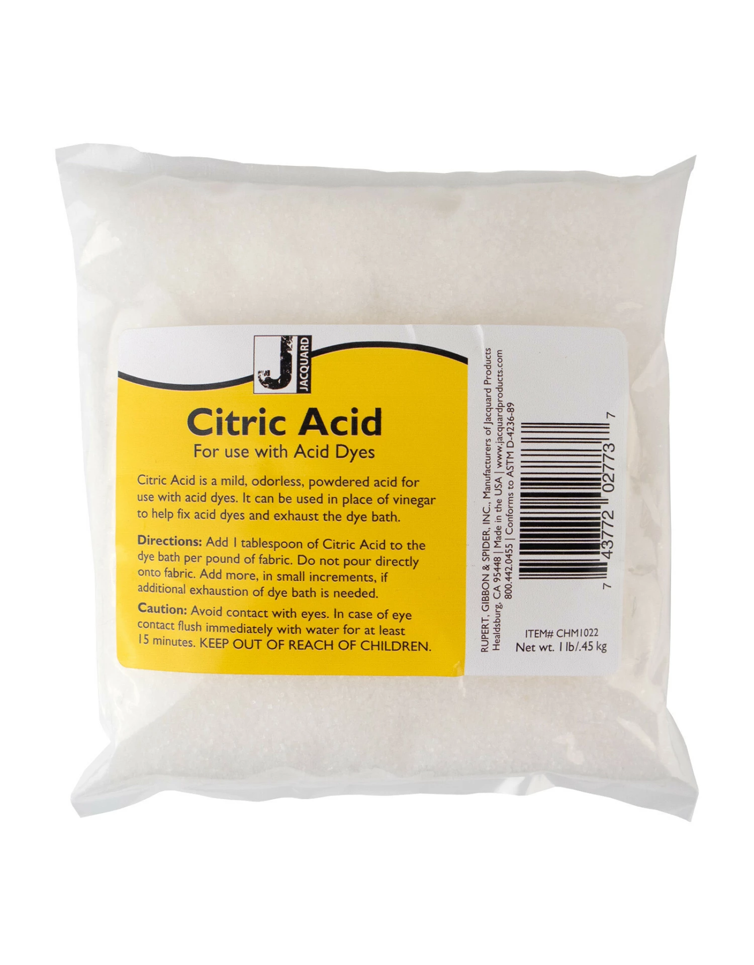 Jacquard Citric Acid, 1lb 3 Jacquard Citric Acid, 1lb