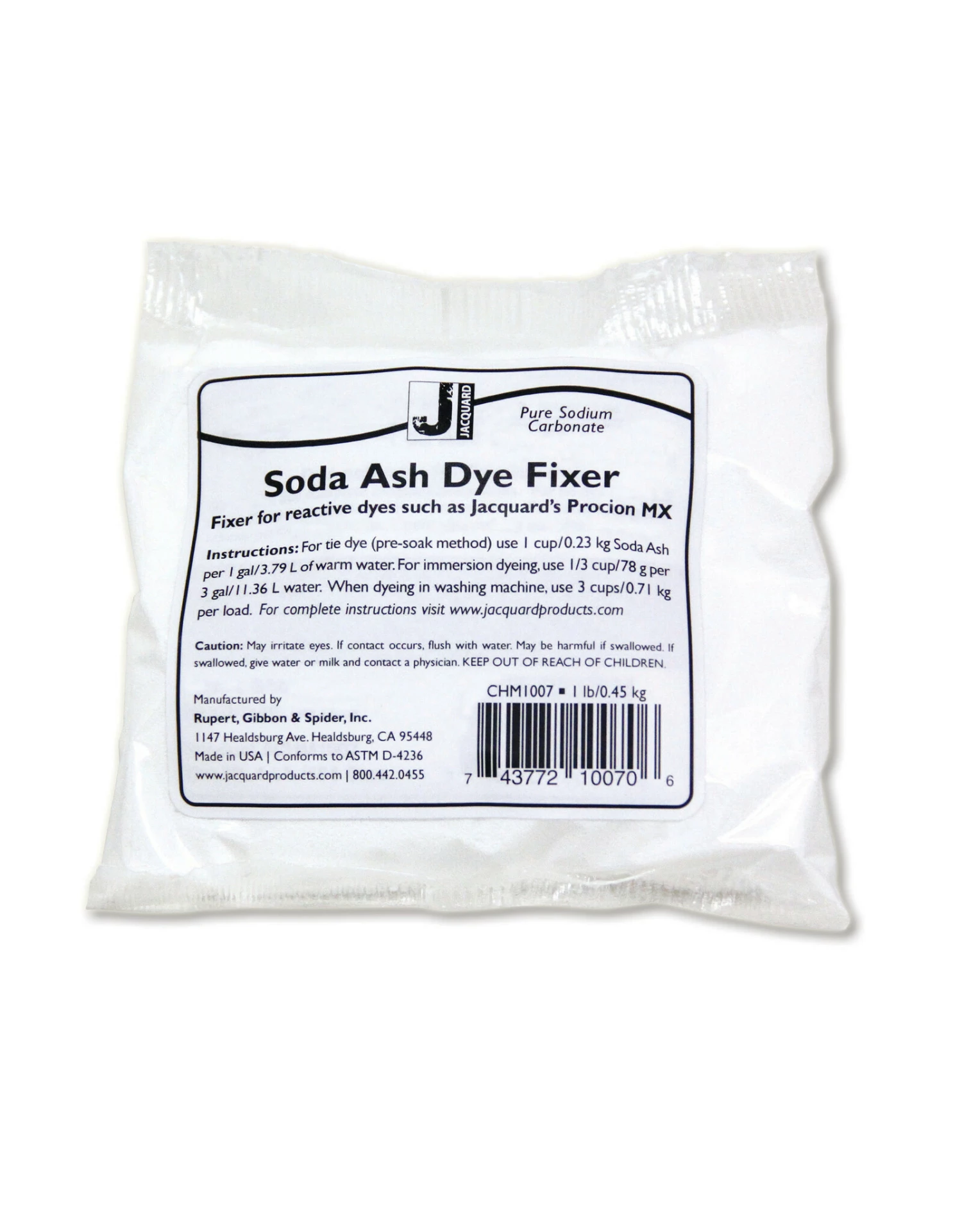 Jacquard Soda Ash, 1lb 3 Jacquard Soda Ash, 1lb