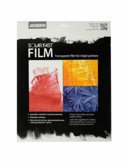 Jacquard SolarFast Dye Film 8.5” X 11”, Set Of 8