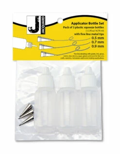 Squeeze Bottles And Tips, Set Of 3