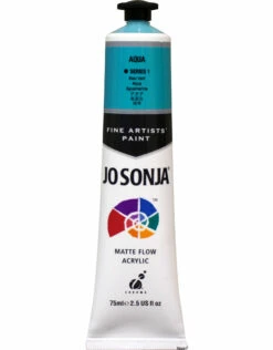 Jo Sonja Acrylic Paint, Aqua 2.5oz