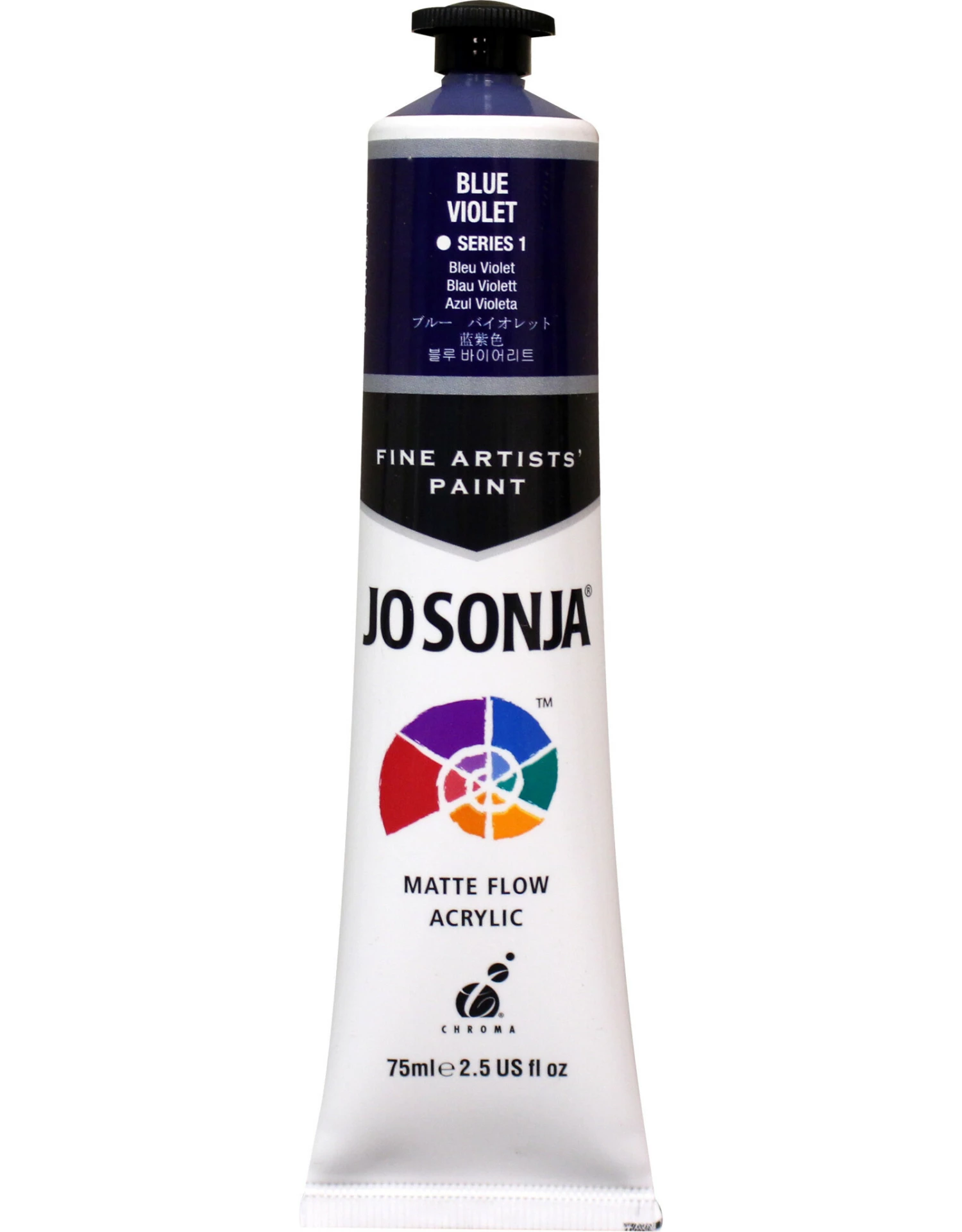Jo Sonja Acrylic Paint, Blue Violet 2.5oz 3 Jo Sonja Acrylic Paint, Blue Violet 2.5oz