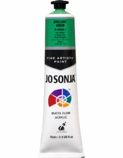 Jo Sonja Acrylic Paint, Brilliant Green 2.5oz
