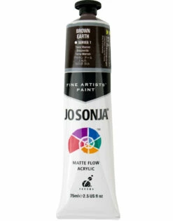 Jo Sonja Acrylic Paint, Brown Earth 2.5oz