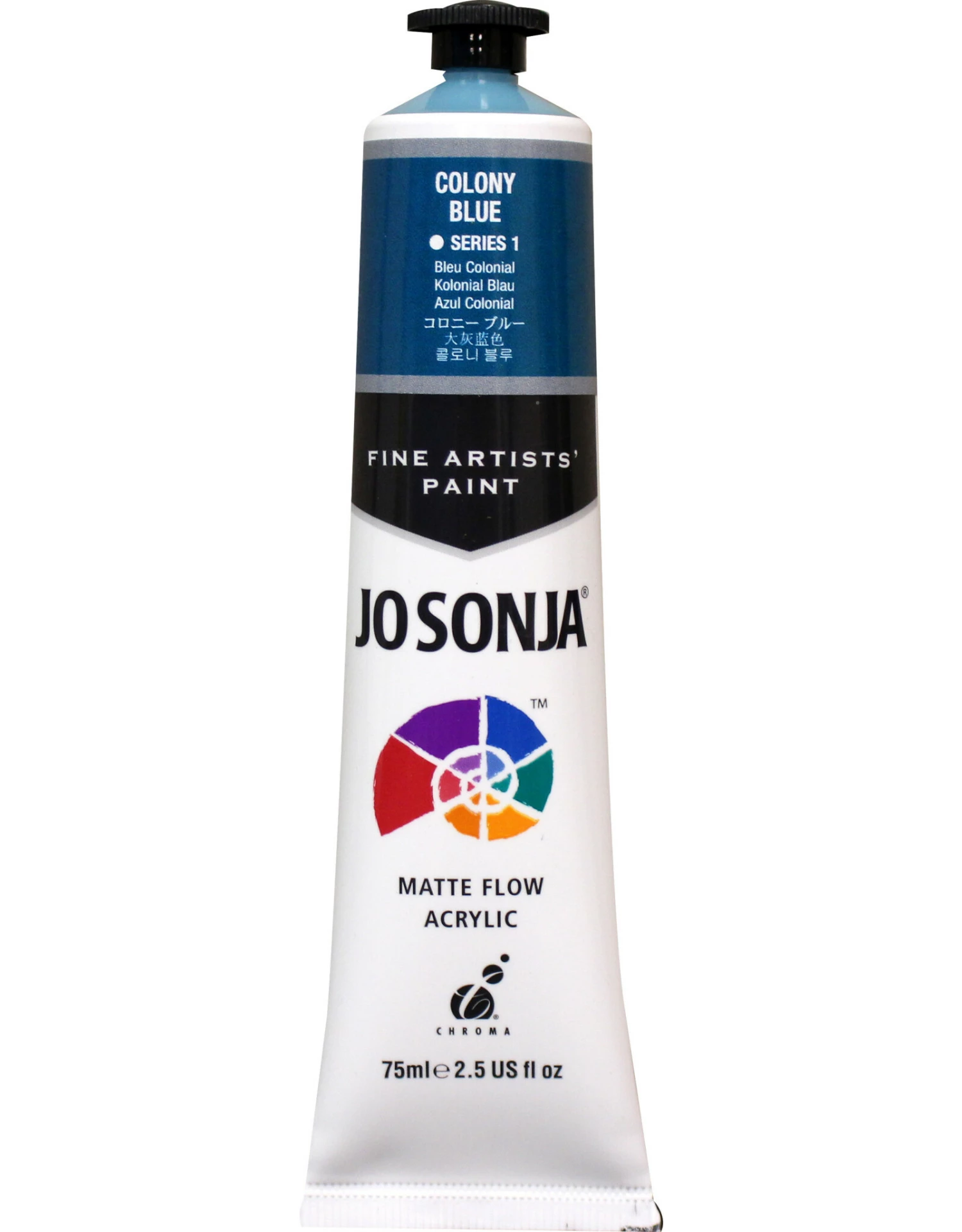 Jo Sonja Acrylic Paint, Colony Blue 2.5oz 3 Jo Sonja Acrylic Paint, Colony Blue 2.5oz