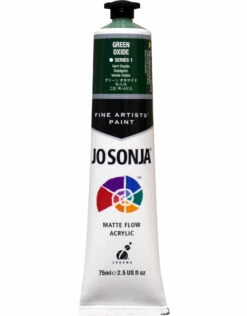 Jo Sonja Acrylic Paint, Green Oxide 2.5oz