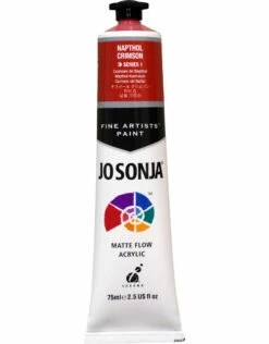 Jo Sonja Acrylic Paint, Napthol Crimson 2.5oz