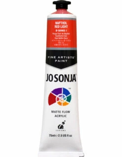 Jo Sonja Acrylic Paint, Napthol Red Light 2.5oz