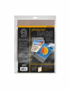 Lineco Self-Sealing Photo/Art Bags, 8½” X 11", 10pk