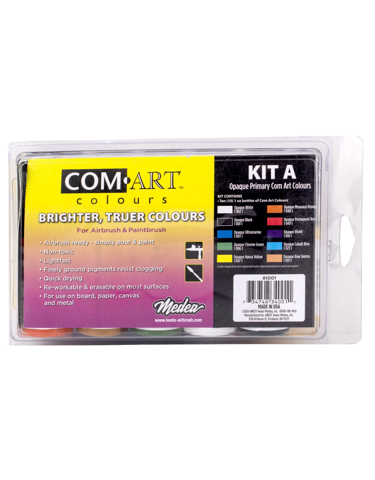 Com Art Colours Opaque Primary Kit A 3 Com Art Colours Opaque Primary Kit A