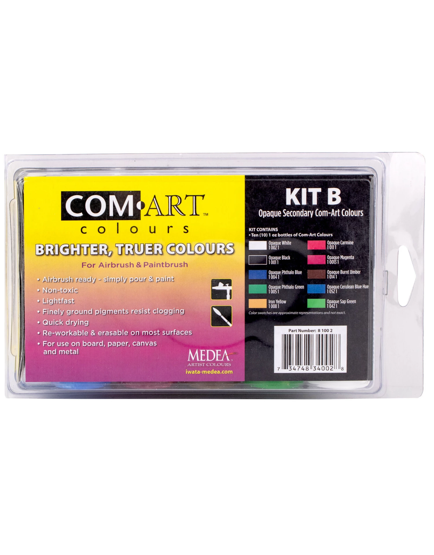 Com Art Colours Opaque Secondary Kit B 3 Com Art Colours Opaque Secondary Kit B