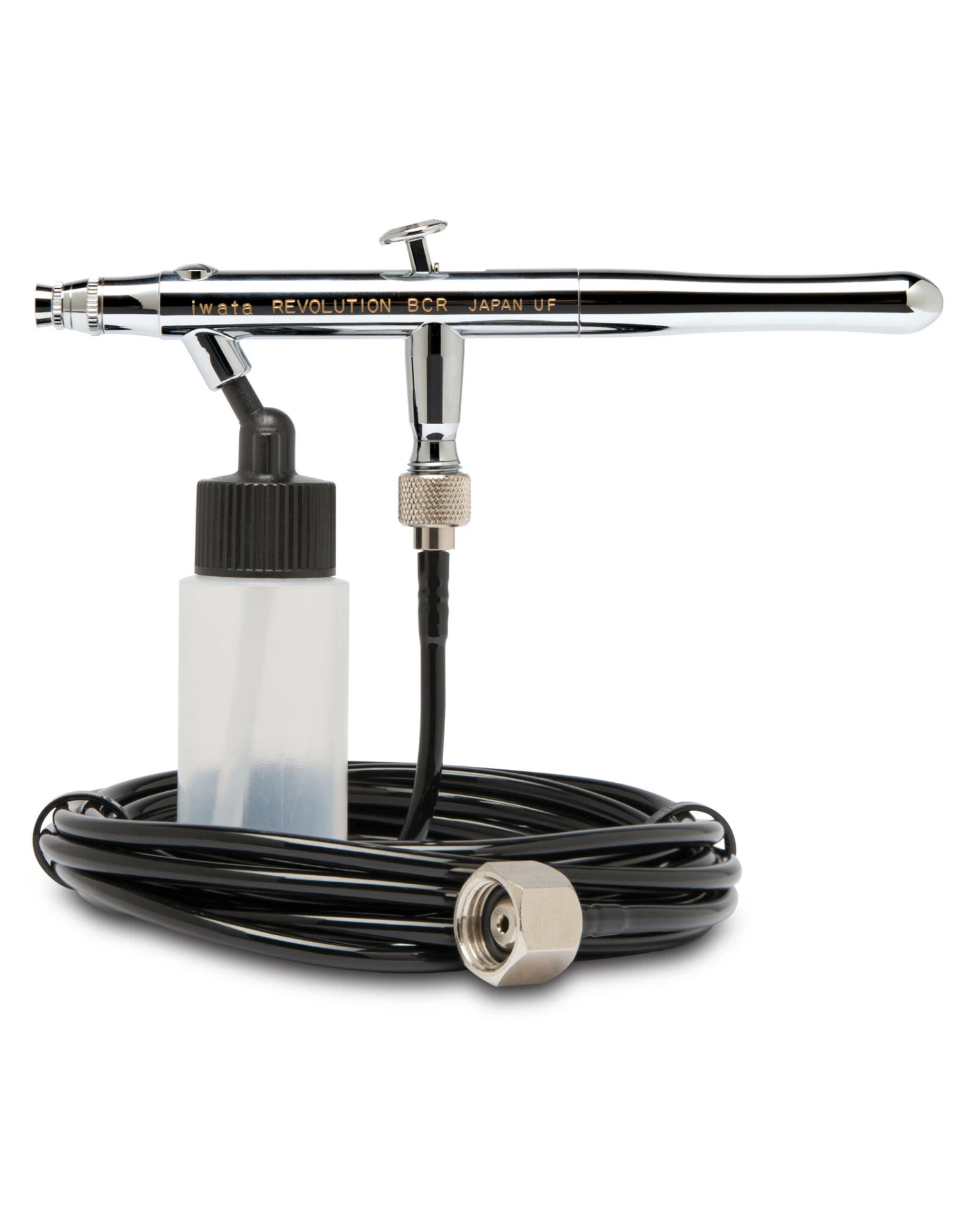 Iwata Revolution HP-BCR Siphon Feed Dual Action Airbrush With Iwata Airbrush Hose 3 Iwata Revolution HP-BCR Siphon Feed Dual Action Airbrush With Iwata Airbrush Hose