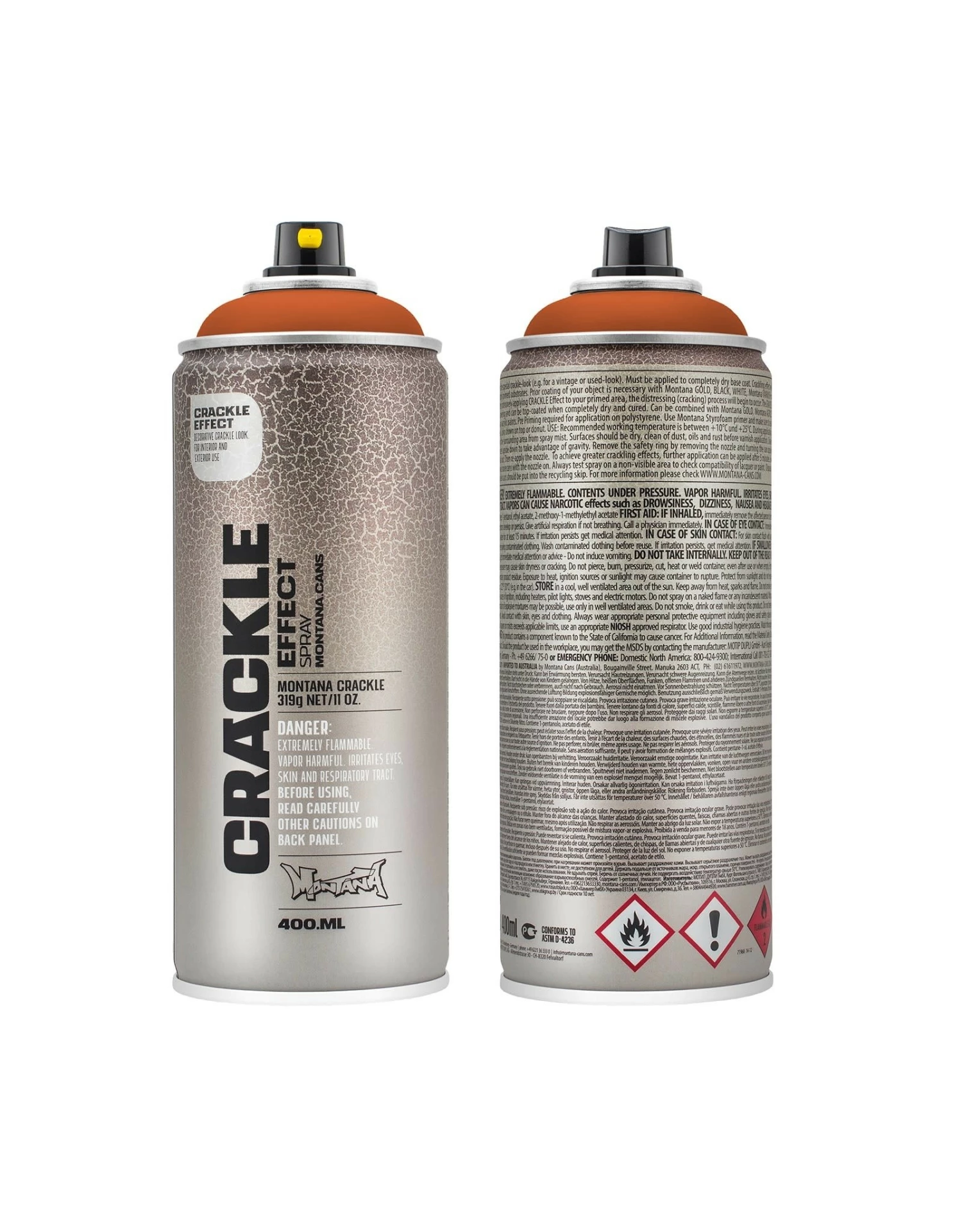 Montana CRACKLE, Copper Brown 3 Montana CRACKLE, Copper Brown