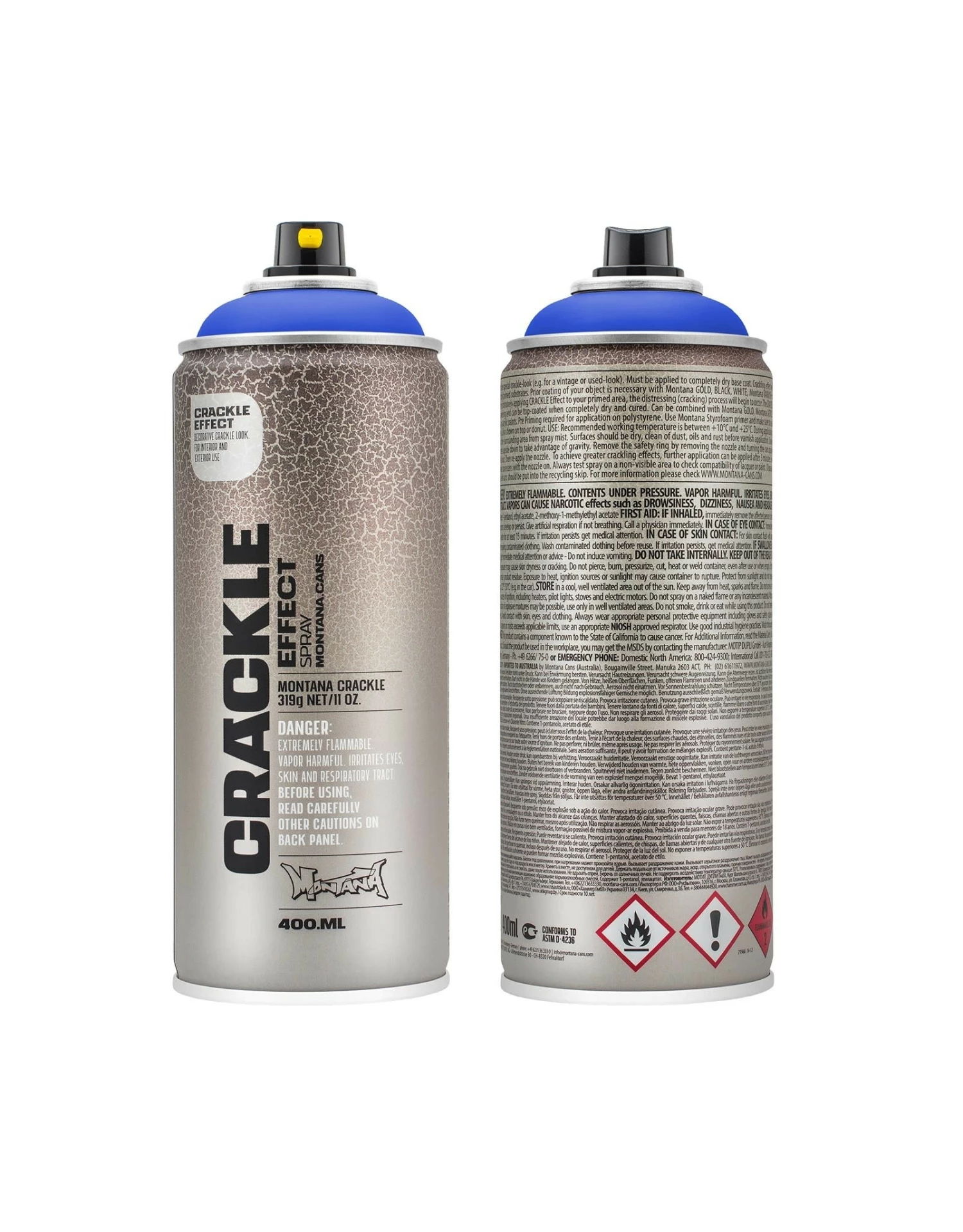 Montana CRACKLE, Gentian Blue 3 Montana CRACKLE, Gentian Blue