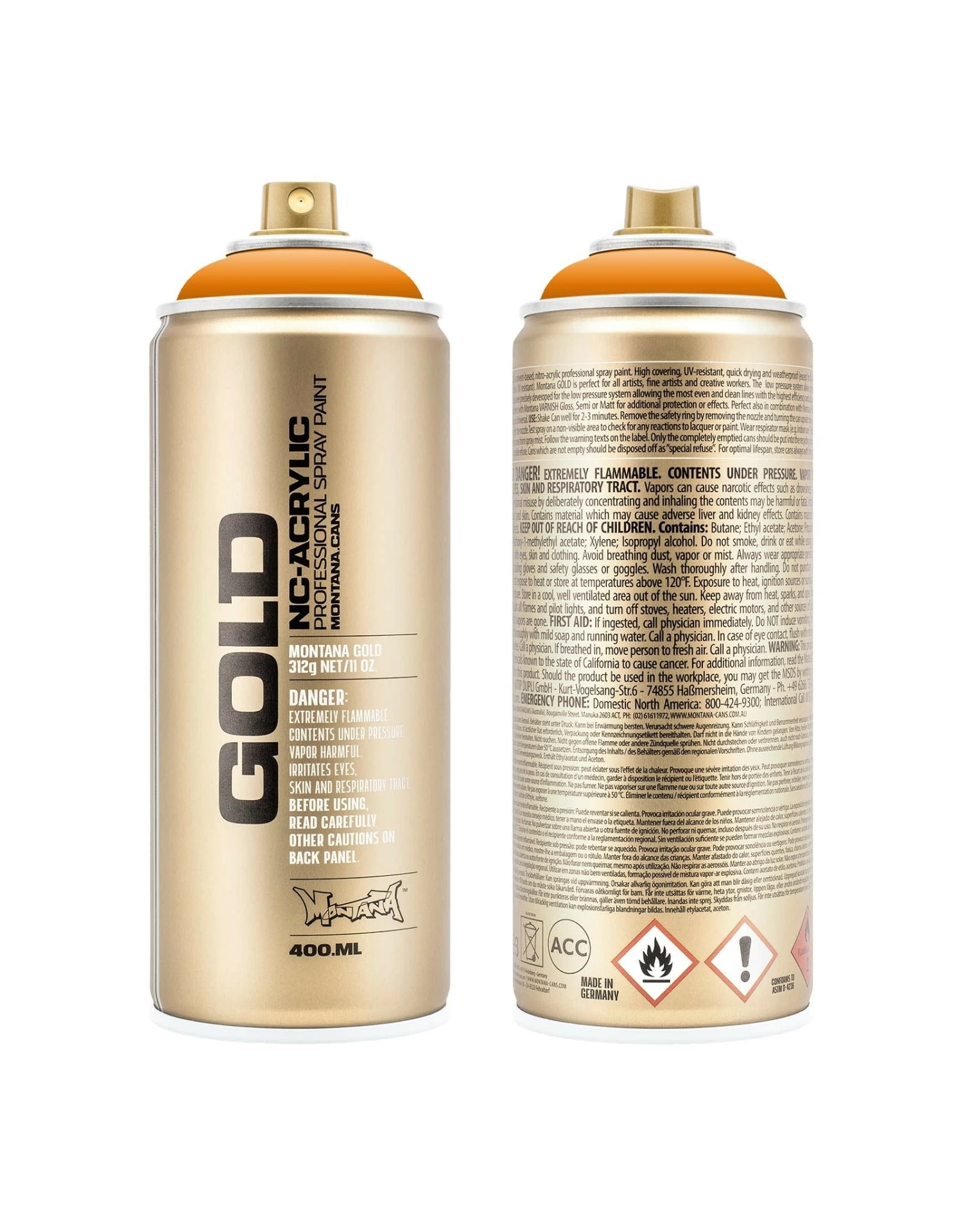 Montana GOLD, Shock Orange Light 3 Montana GOLD, Shock Orange Light