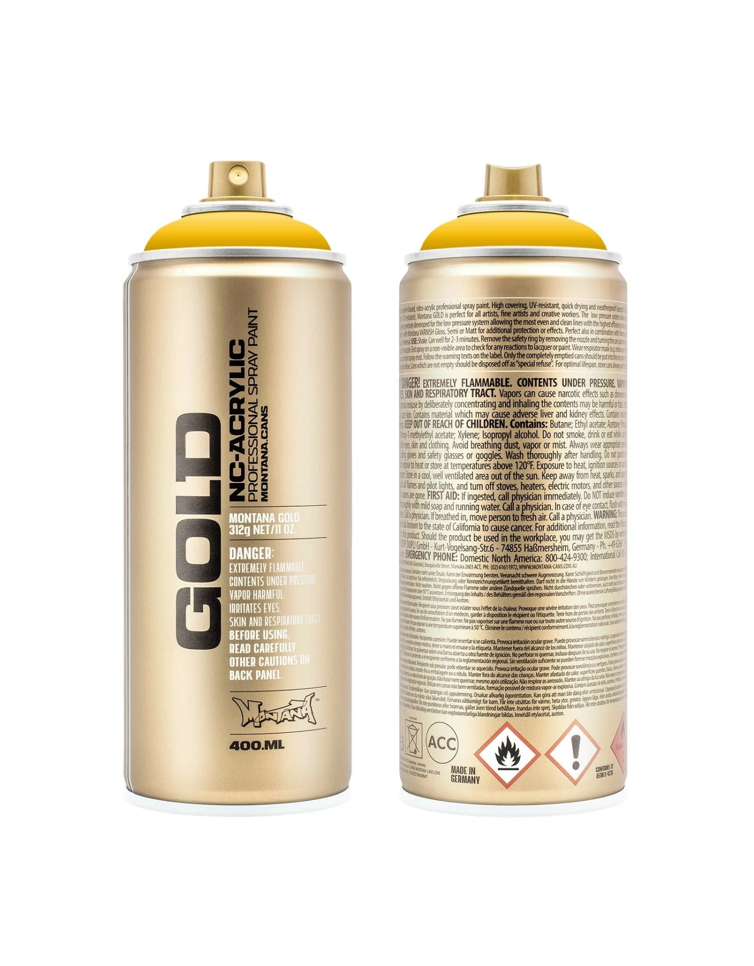 Montana GOLD, Shock Yellow 3 Montana GOLD, Shock Yellow