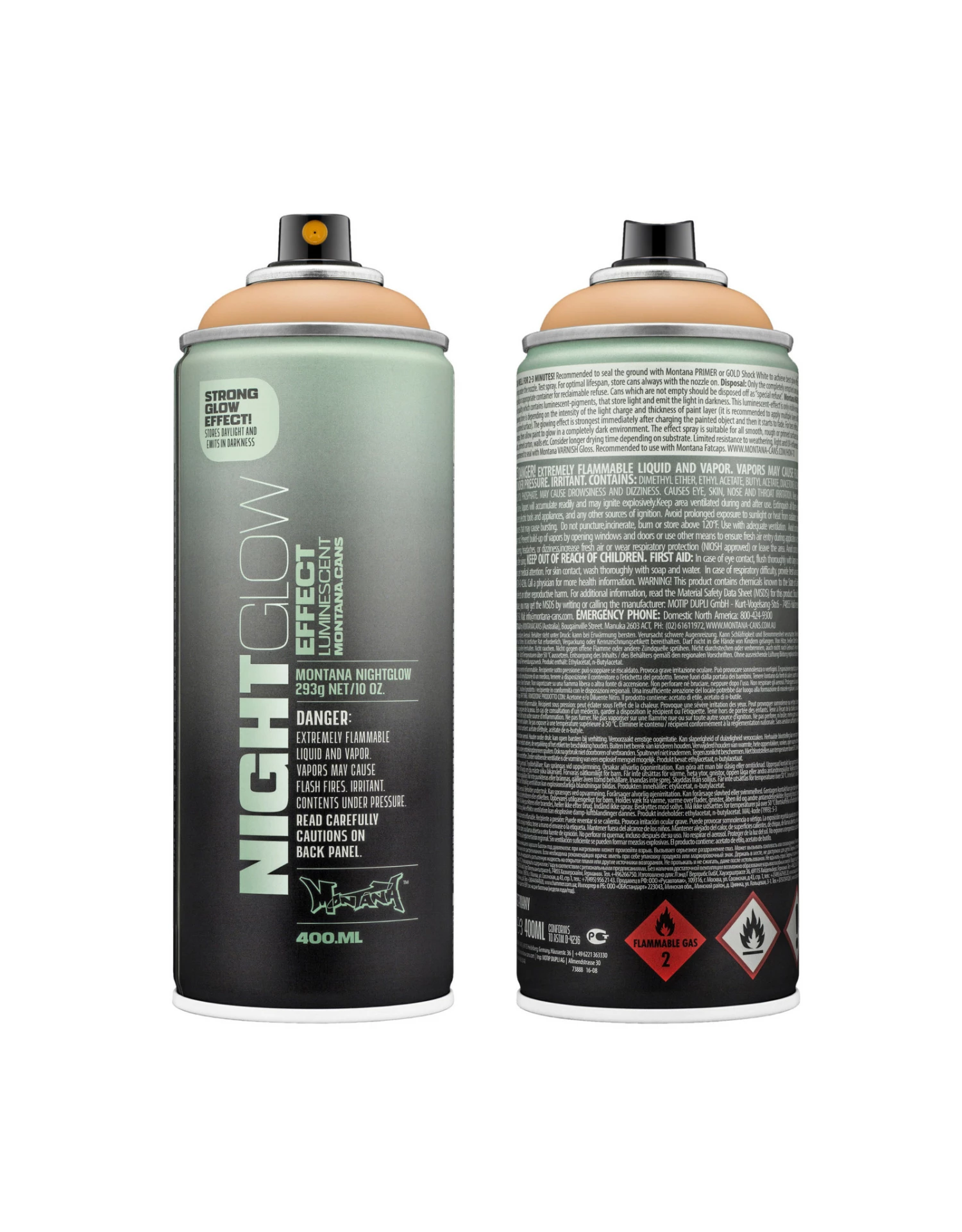 Montana NIGHTGLOW, Luminescent Orange 3 Montana NIGHTGLOW, Luminescent Orange
