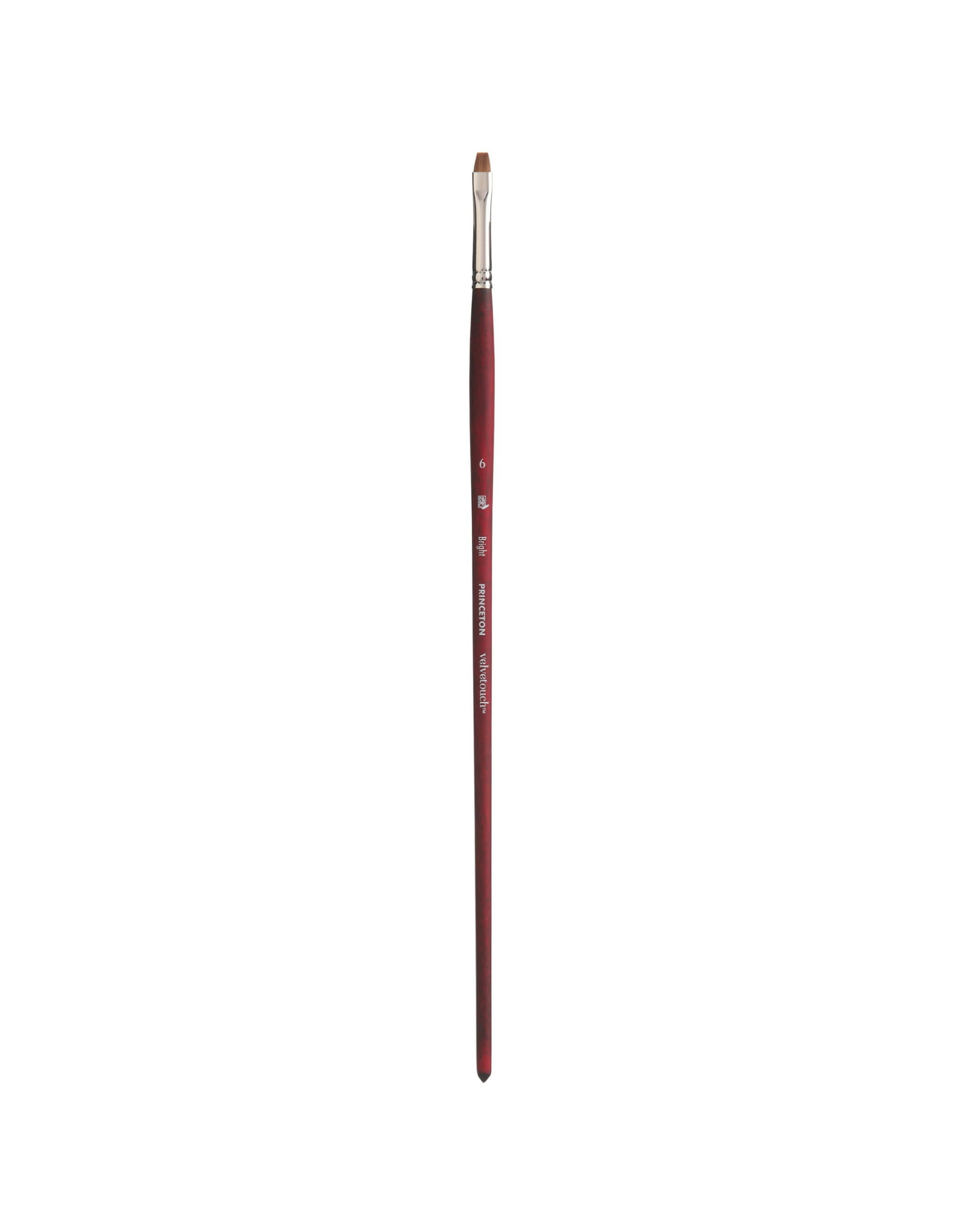 Princeton Velvetouch Long Handle Bright # 6 4 Princeton Velvetouch Long Handle Bright # 6 - Image 2