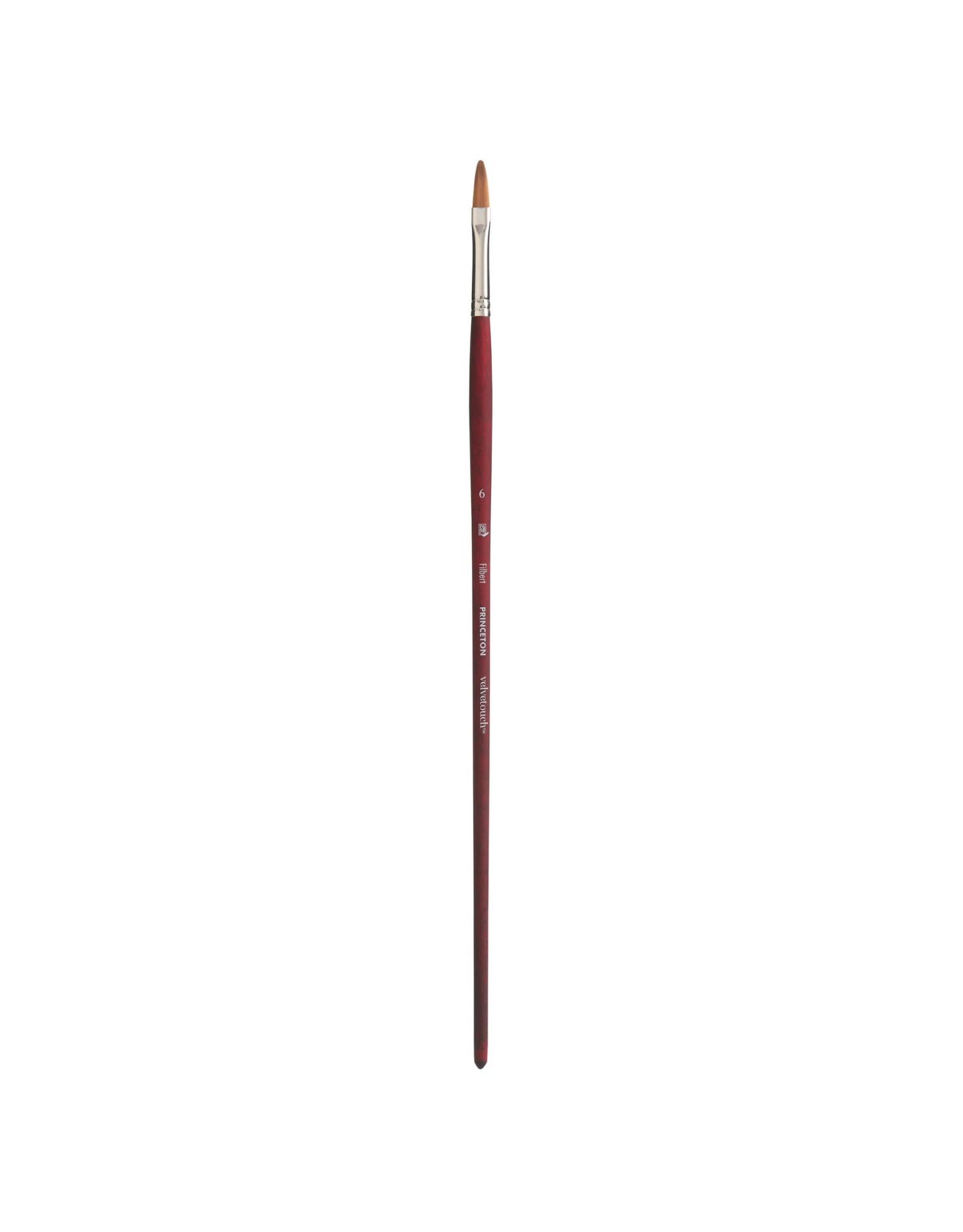 Princeton Velvetouch Long Handle Filbert # 6 3 Princeton Velvetouch Long Handle Filbert # 6