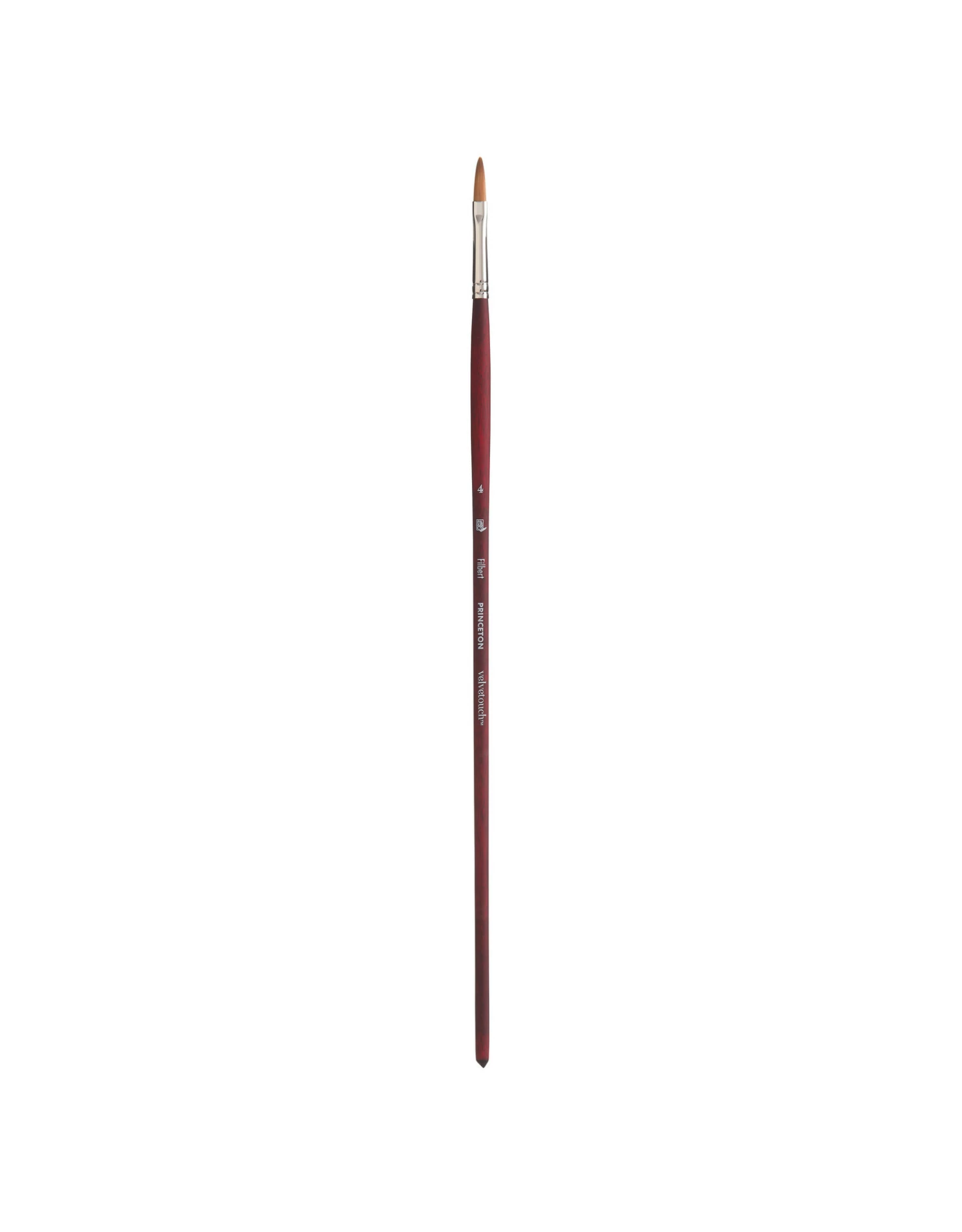Princeton Velvetouch Long Handle Filbert # 4 3 Princeton Velvetouch Long Handle Filbert # 4
