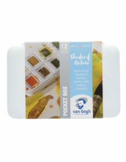 Van Gogh Half Pan Watercolour Set Of 12 Shades Of Nature