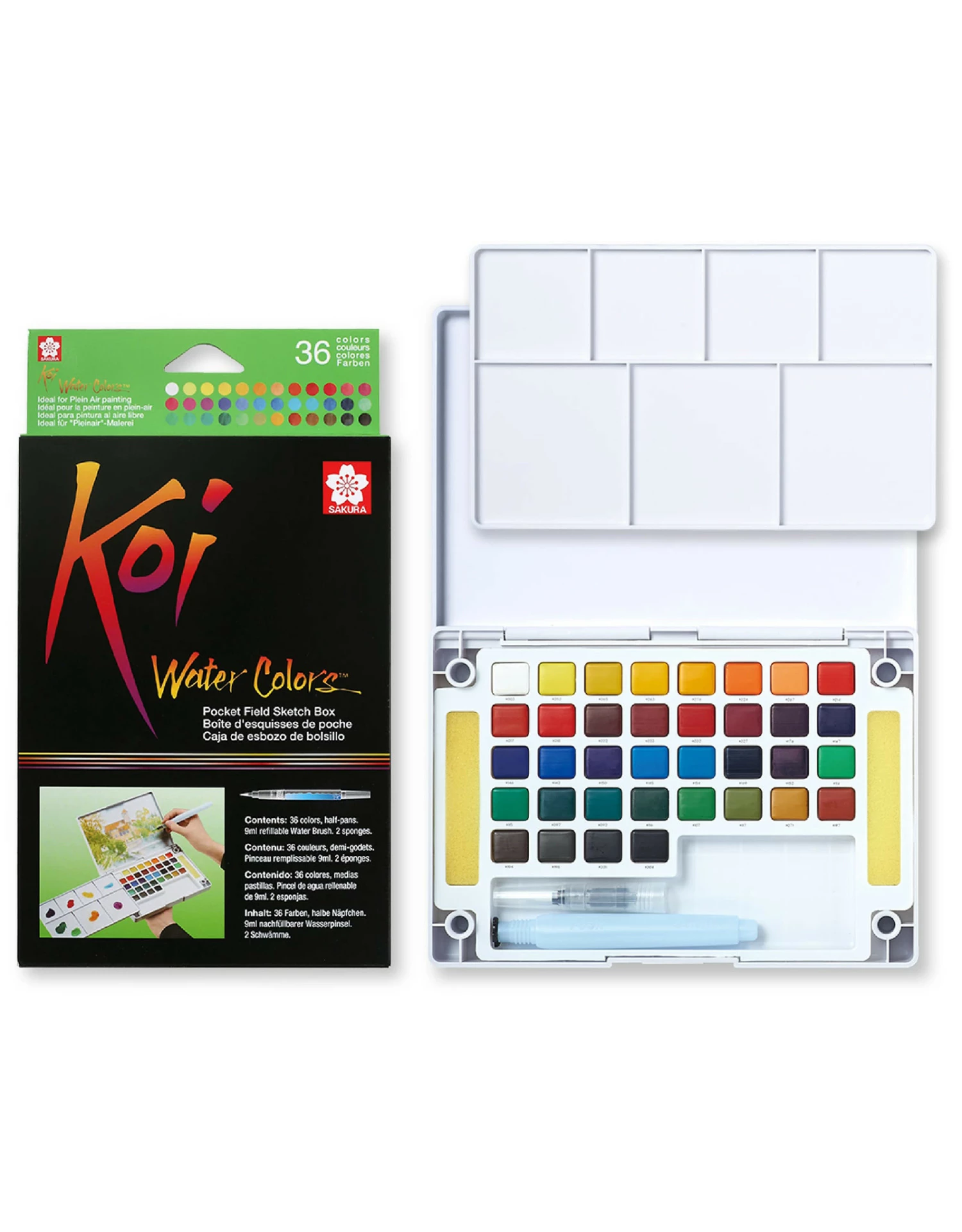 SAKURA Koi Field Sketch Travel Set Of 36 3 SAKURA Koi Field Sketch Travel Set Of 36