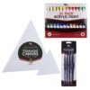 Triangle Canvas & Round Brush Deluxe Painting Set