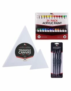 WA Portman Triangle Canvas & Dagger Brush Deluxe Painting Set