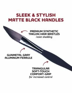 WA Portman Triangle Canvas & Dagger Brush Deluxe Painting Set 12 WA Portman Triangle Canvas & Dagger Brush Deluxe Painting Set -THE ART STORE CNY wa portman wa portman triangle canvas dagger brush 3