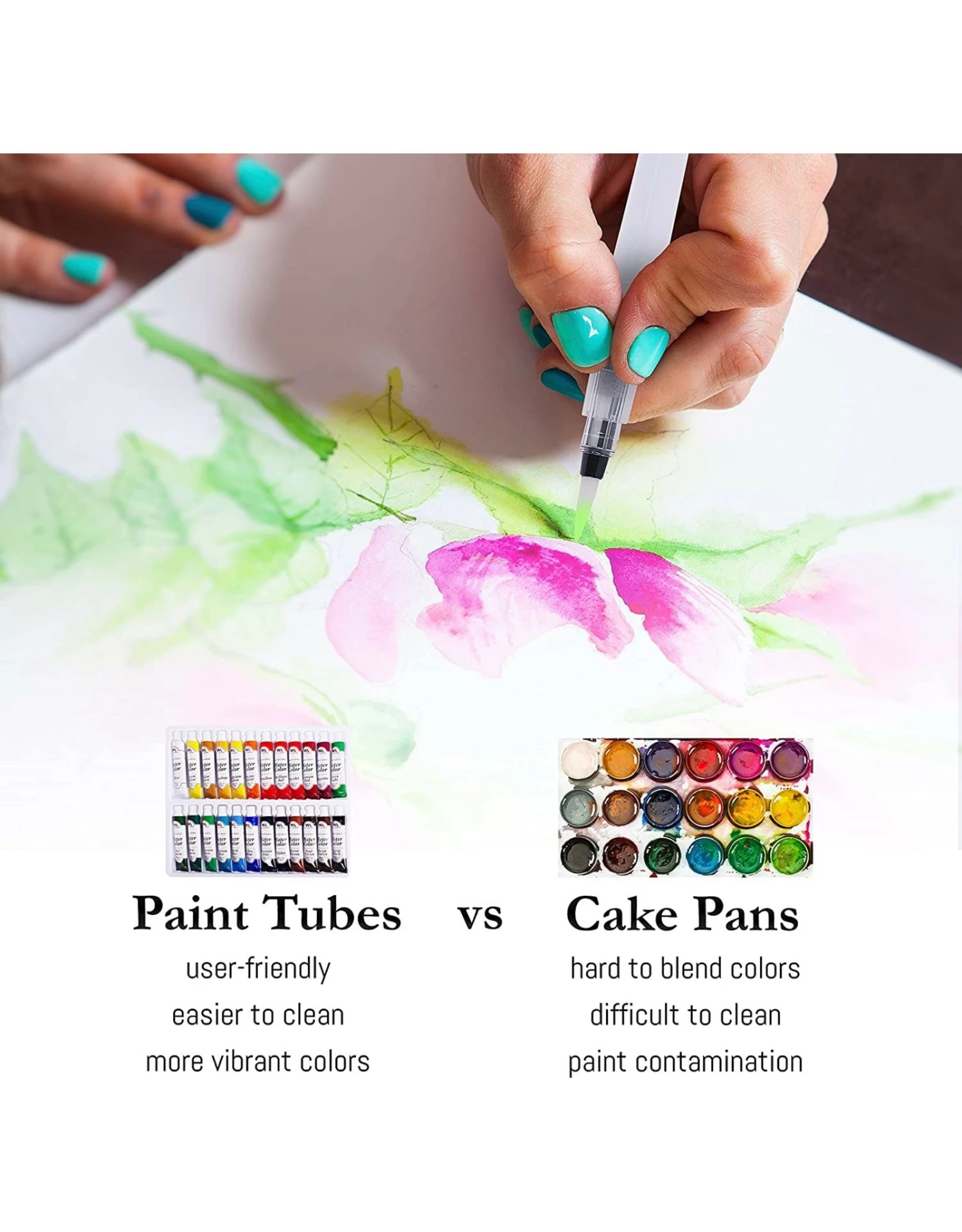 WA Portman Watercolor Paint & Brush Set 5 WA Portman Watercolor Paint & Brush Set - Image 3