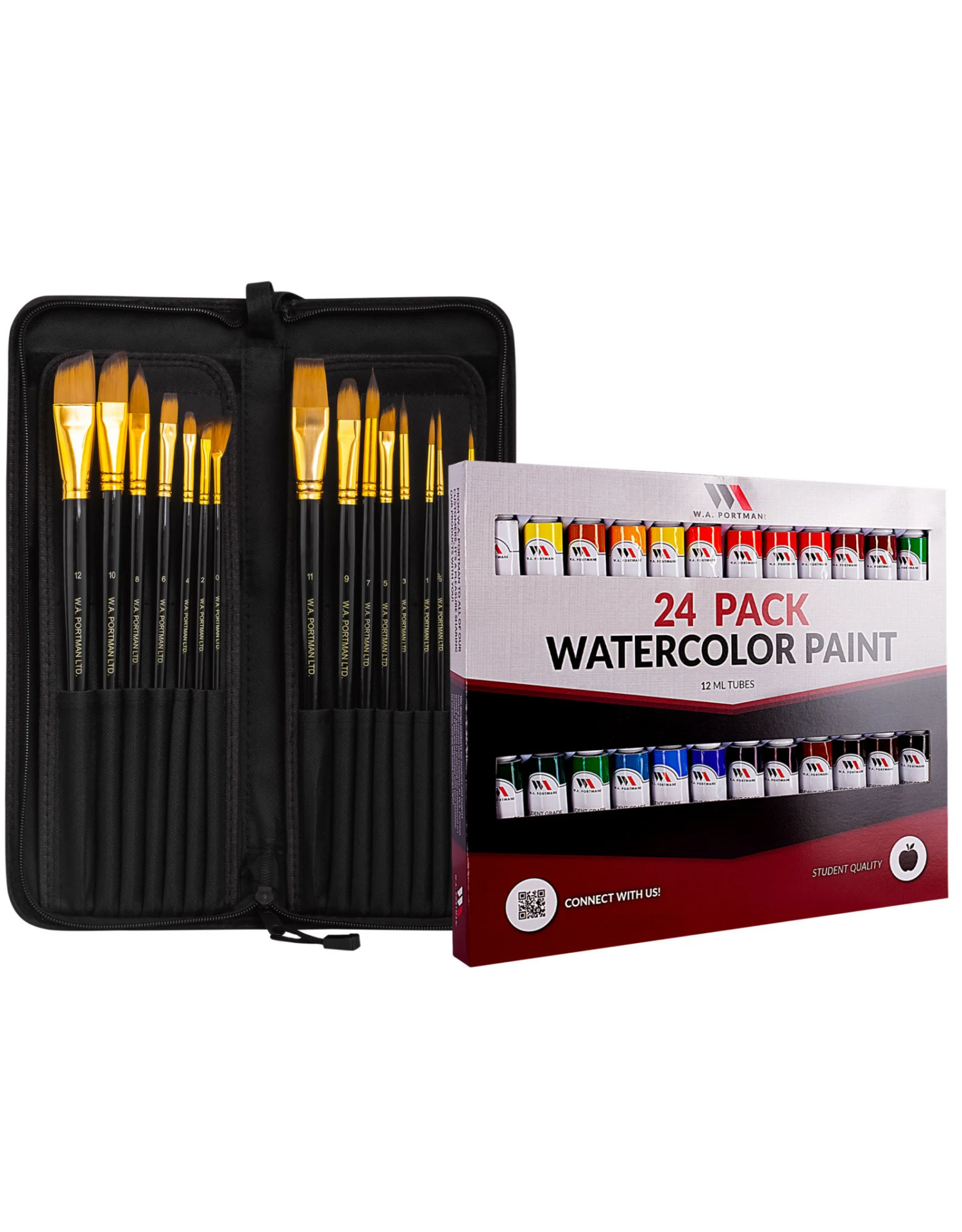 WA Portman Watercolor Paint & Brush Set 3 WA Portman Watercolor Paint & Brush Set