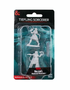 Wizkids Dungeons & Dragons Nolzur`s Marvelous Unpainted Miniatures: W15 Tiefling Sorcerer Female