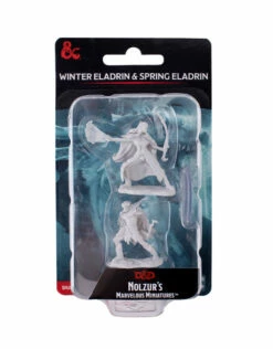 Wizkids Dungeons & Dragons Nolzur`s Marvelous Unpainted Miniatures: W15 Winter Eladrin & Spring Eladrin
