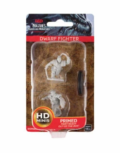 Wizkids Dungeons & Dragons Nolzur`s Marvelous Unpainted Miniatures: W2 Dwarf Female Fighter