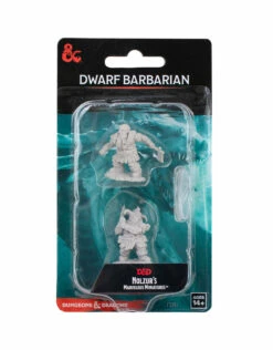 Wizkids Dungeons & Dragons Nolzur`s Marvelous Unpainted Miniatures: W6 Dwarf Male Barbarian