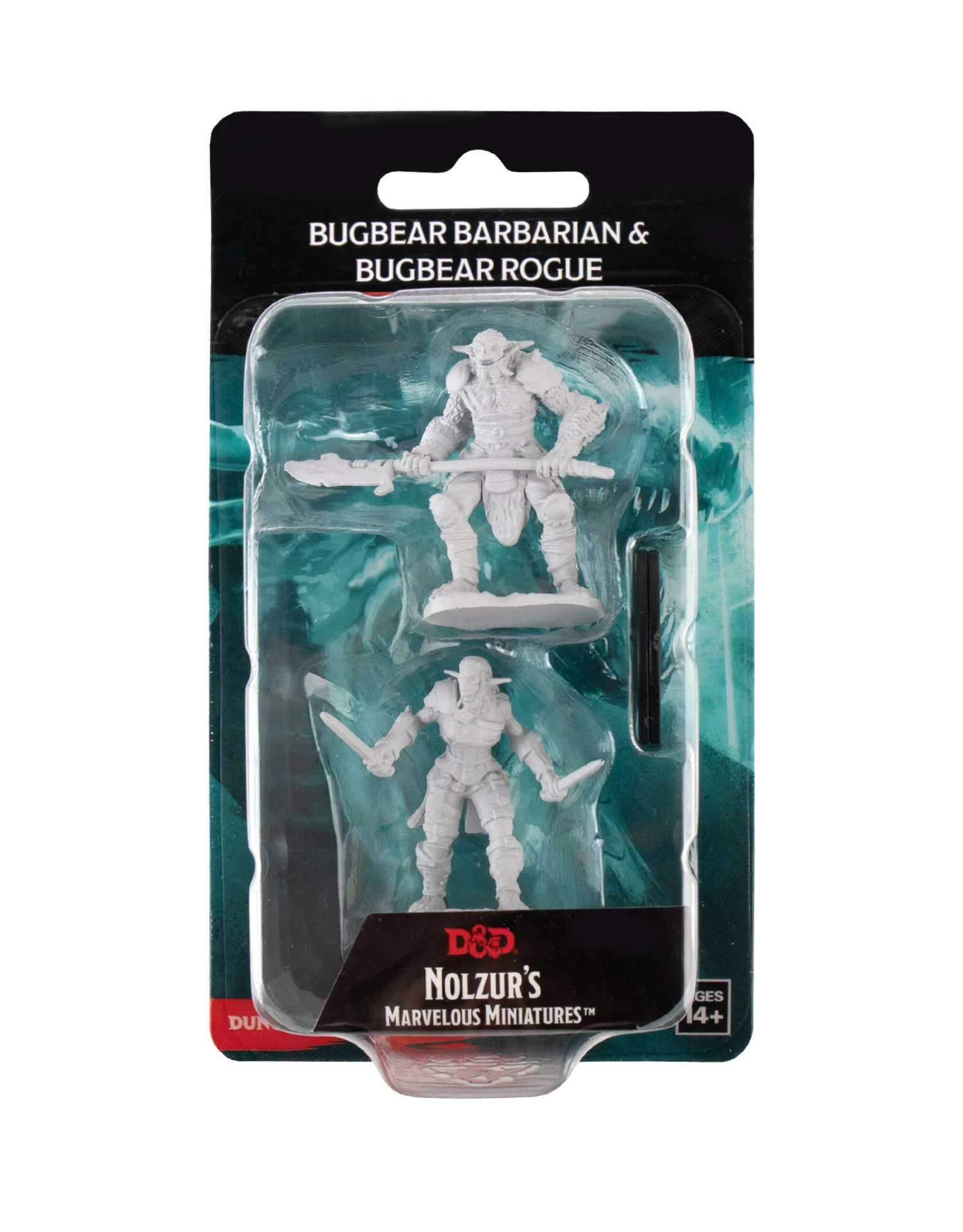 Wizkids Dungeons & Dragons Nolzur`s Marvelous Unpainted Miniatures: W15 Bugbear Barbarian Male & Bugbear Rogue Female 3 Wizkids Dungeons & Dragons Nolzur`s Marvelous Unpainted Miniatures: W15 Bugbear Barbarian Male & Bugbear Rogue Female