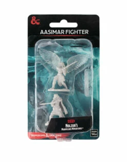 Wizkids Dungeons & Dragons Nolzur`s Marvelous Unpainted Miniatures: W6 Female Aasimar Fighter