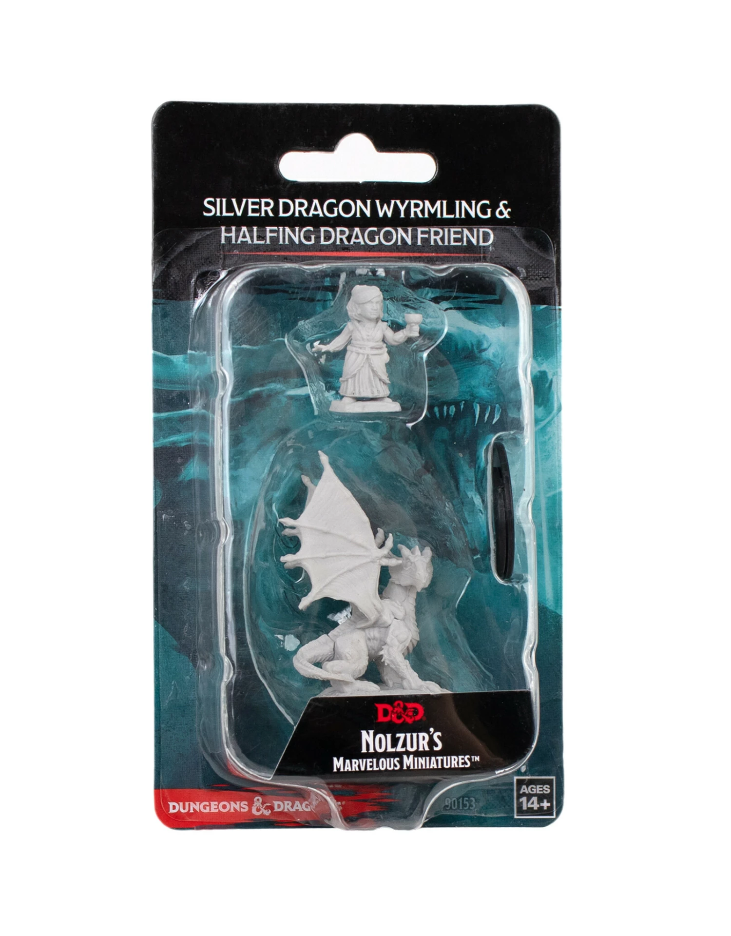 Wizkids Dungeons & Dragons Nolzur`s Marvelous Unpainted Miniatures: W13 Silver Dragon Wyrmling & Female Halfling 3 Wizkids Dungeons & Dragons Nolzur`s Marvelous Unpainted Miniatures: W13 Silver Dragon Wyrmling & Female Halfling