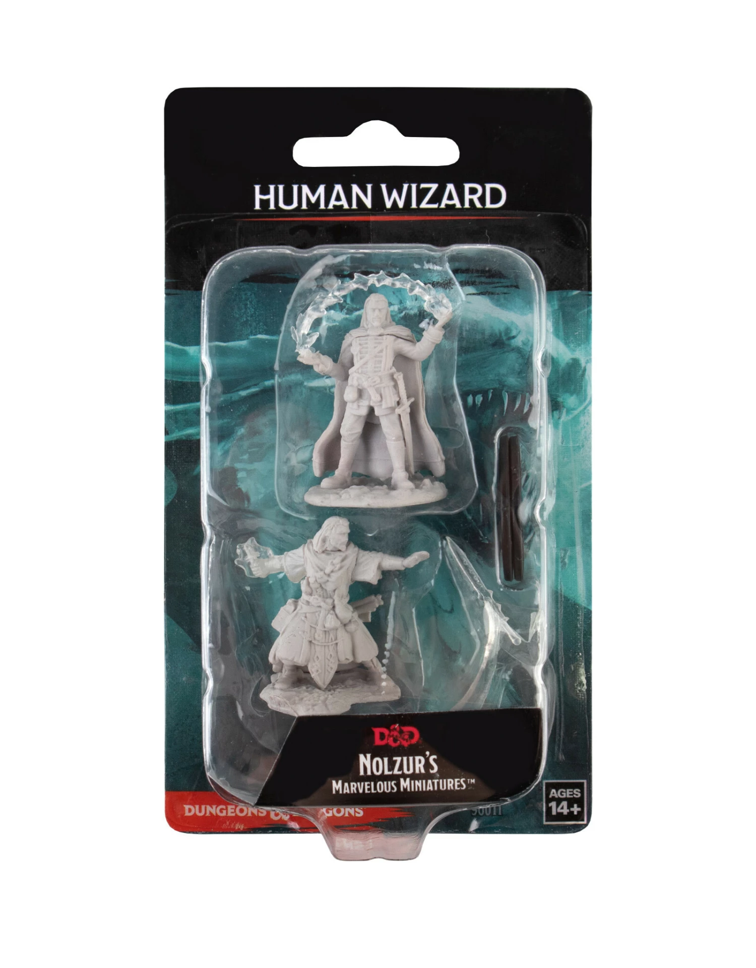 Wizkids Dungeons & Dragons Nolzur`s Marvelous Unpainted Miniatures: W11 Male Human Wizard 3 Wizkids Dungeons & Dragons Nolzur`s Marvelous Unpainted Miniatures: W11 Male Human Wizard