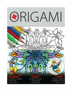 Yasutomo Origami Paper, Color2 Design, 24 Sheets