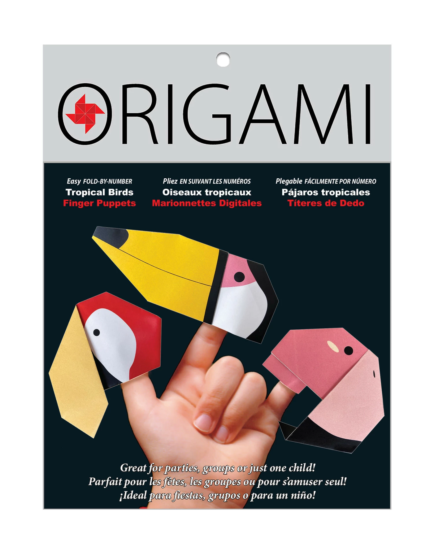 Yasutomo Origami Paper, Fold By Number Tropical Birds, 12 Sheets 3 Yasutomo Origami Paper, Fold By Number Tropical Birds, 12 Sheets