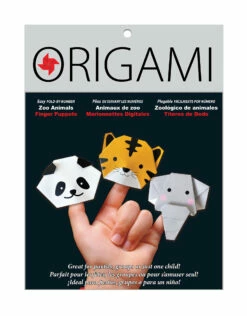 Yasutomo Origami Paper, Fold By Number Zoo Animals, 12 Sheets