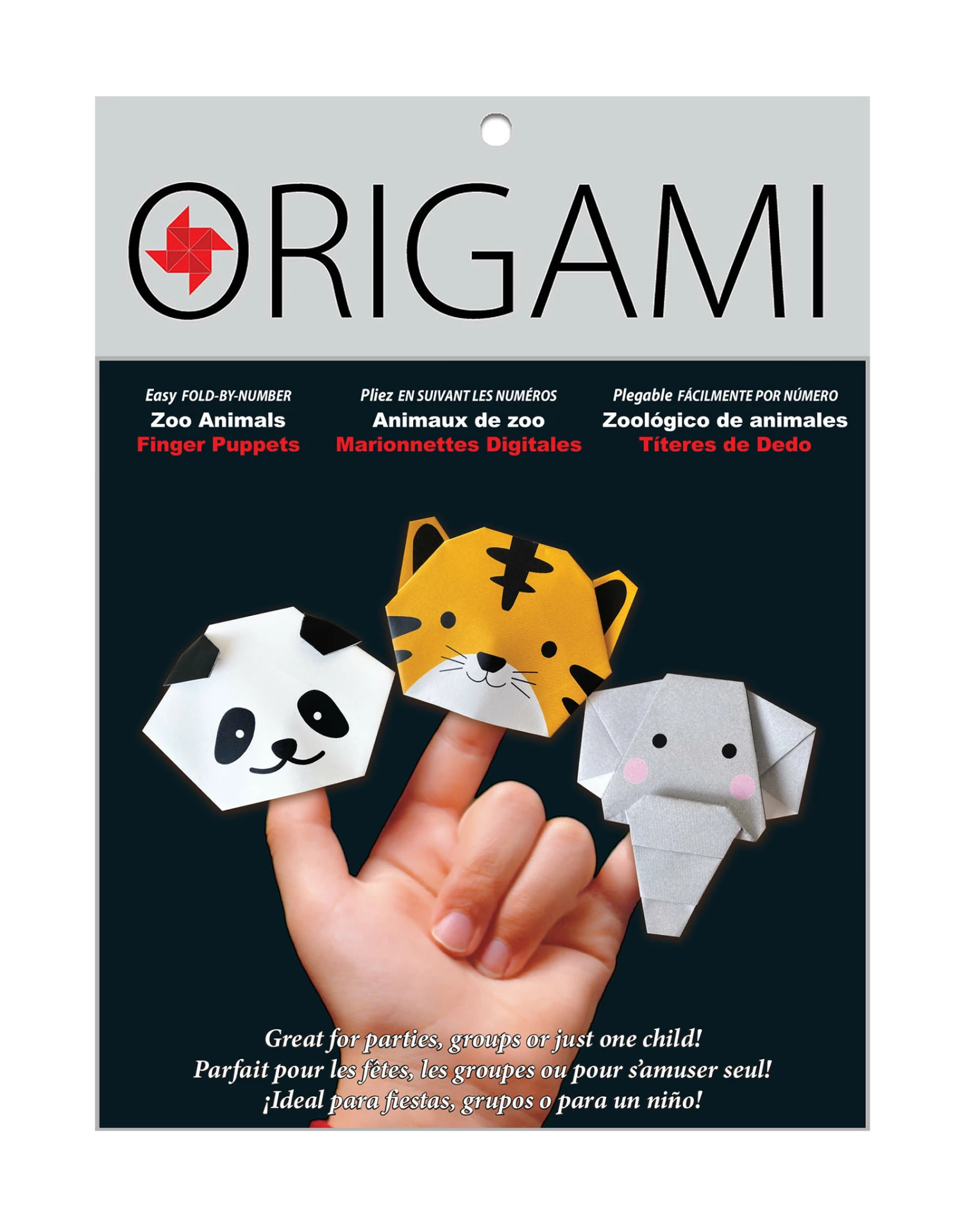 Yasutomo Origami Paper, Fold By Number Zoo Animals, 12 Sheets 2 Yasutomo Origami Paper, Fold By Number Zoo Animals, 12 Sheets